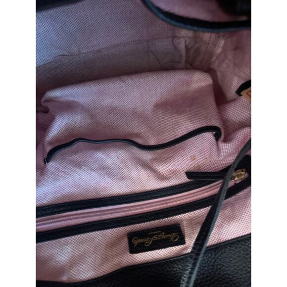 Dooney & Bourke black pebbled, leather bucket bag - Picture 7 of 10